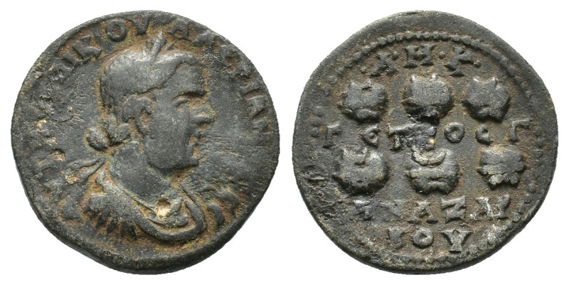 CILICIA. Anazarbus. Valerianus I, 253-259. Bronze (28.21 mm, 15.11 g) dated 272 ...