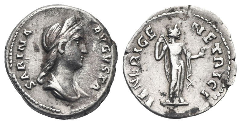 Sabina, Augusta, 128-136/7. Denarius (Silver, 18.14 mm, 3.20 g). Rome, circa 137...