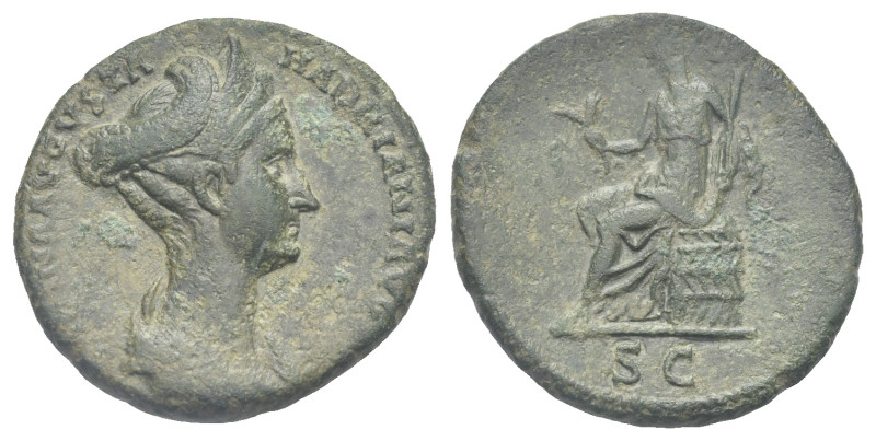 Sabina, wife of Hadrian, 128-136/7. Sestertius (Bronze, 26.58 mm, 9.61 g). Rome,...