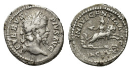 Septimius Severus, 193-211. Denarius (Silver, 18.15 mm, 3.19 g). Rome, circa 204. SEVERVS PIVS AVG Laureate head of Septimius Severus to right. Rev. I...