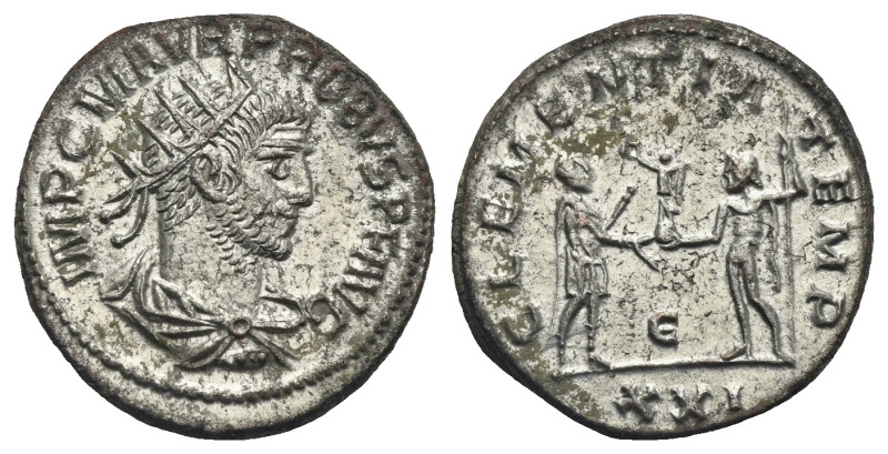 Probus, 276-282. Antoninianus (Silvered bronze, 20.50 mm, 4.34 g). Antioch, 5th ...