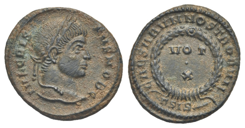 Crispus as Caesar, under Constantinus I, 317-326. Follis (Bronze, 17.41 mm, 3.11...