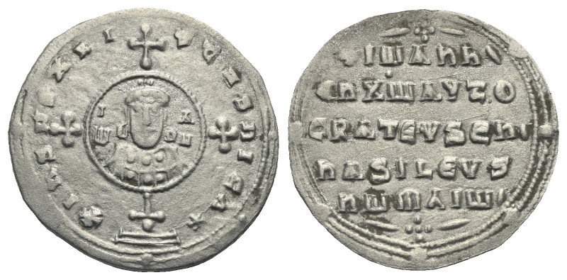 John I Zimisces, 969-976. Miliaresion (Silver, 21.39 mm, 2.47 g). Constantinopol...