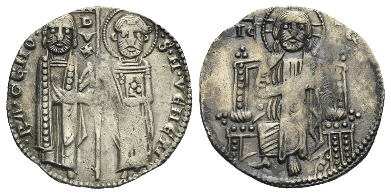 ITALY. Venezia (Venice). Ranieri Zeno, 1253-1268. Grosso (Silver, 19.23 mm, 2.10...