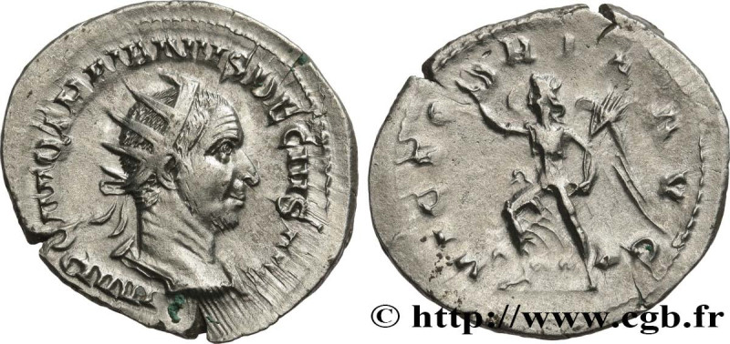 TRAJAN DECIUS
Type : Antoninien 
Date : 249-250 
Mint name / Town : Rome 
Metal ...