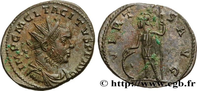 TACITUS
Type : Aurelianus 
Date : novembre - décembre 
Date : 275 
Mint name / T...