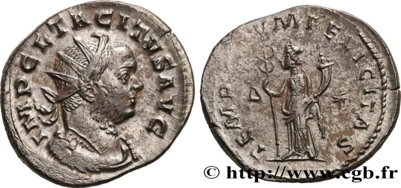 TACITUS
Type : Aurelianus 
Date : mai - juin 
Date : 276 
Mint name / Town : Lyo...