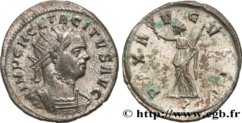 TACITUS
Type : Aurelianus 
Date : début 
Date : 276 
Mint name / Town : Ticinum ...