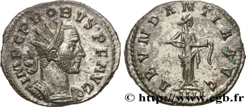 PROBUS
Type : Aurelianus 
Date : 277 
Mint name / Town : Lyon 
Metal : billon 
M...