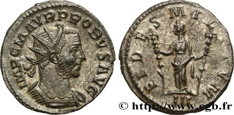 PROBUS
Type : Aurelianus 
Date : début 
Date : 277 
Mint name / Town : Lyon 
Met...