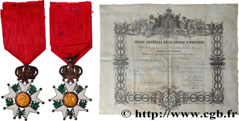 SECOND EMPIRE
Type : Médaille, Légion d’honneur, Croix de chevalier, modèle seco...