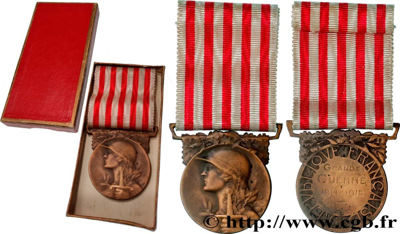 III REPUBLIC
Type : Médaille commémorative de la guerre 1914-1918 
Date : n.d. 
...