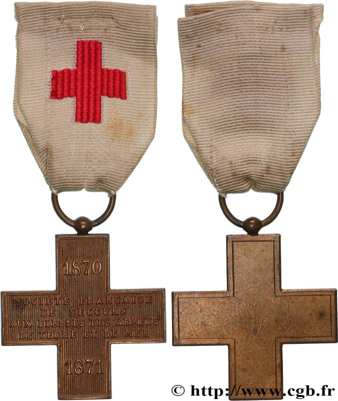 III REPUBLIC
Type : Médaille, Société française de secours aux blessés des armée...