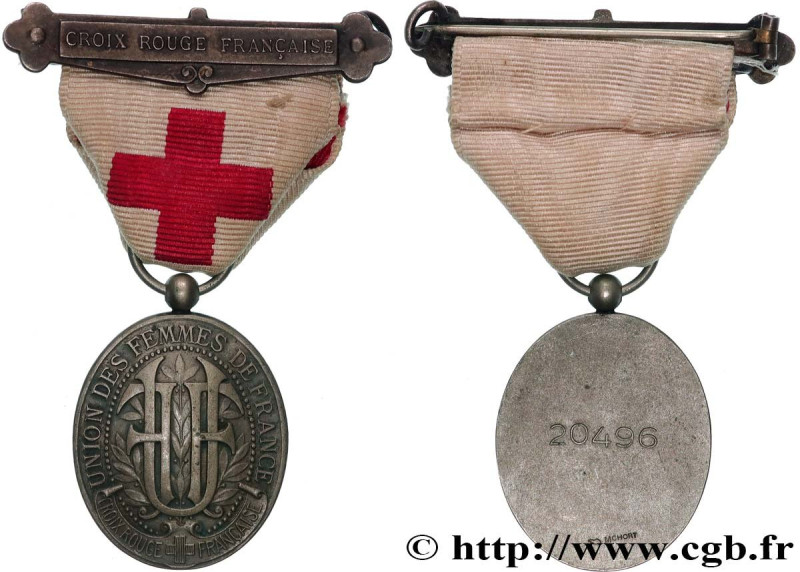 III REPUBLIC
Type : Médaille, Union des Femmes de France, Croix Rouge 
Date : n....