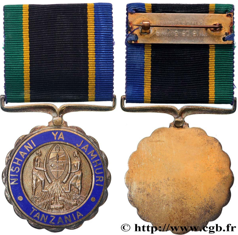 TANZANIA
Type : Médaille, Medal of the Republic, Civil 
Date : n.d. 
Metal : gil...