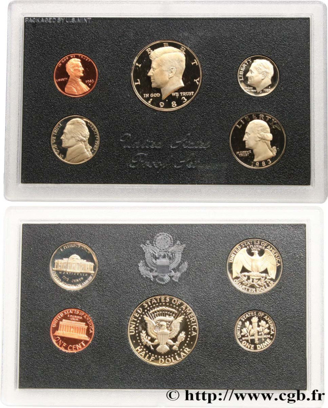 UNITED STATES OF AMERICA
Type : Série Proof Set 1 & 5 Cents, 1 Dime, Quarter Dol...