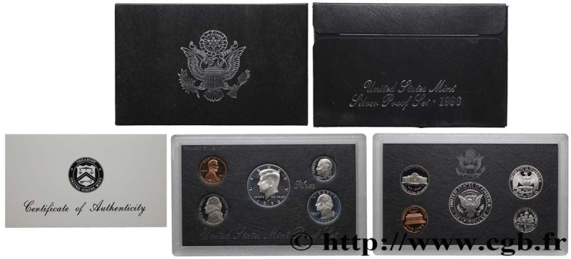 UNITED STATES OF AMERICA
Type : Série Proof Set 1 & 5 Cents, 1 Dime, Quarter Dol...