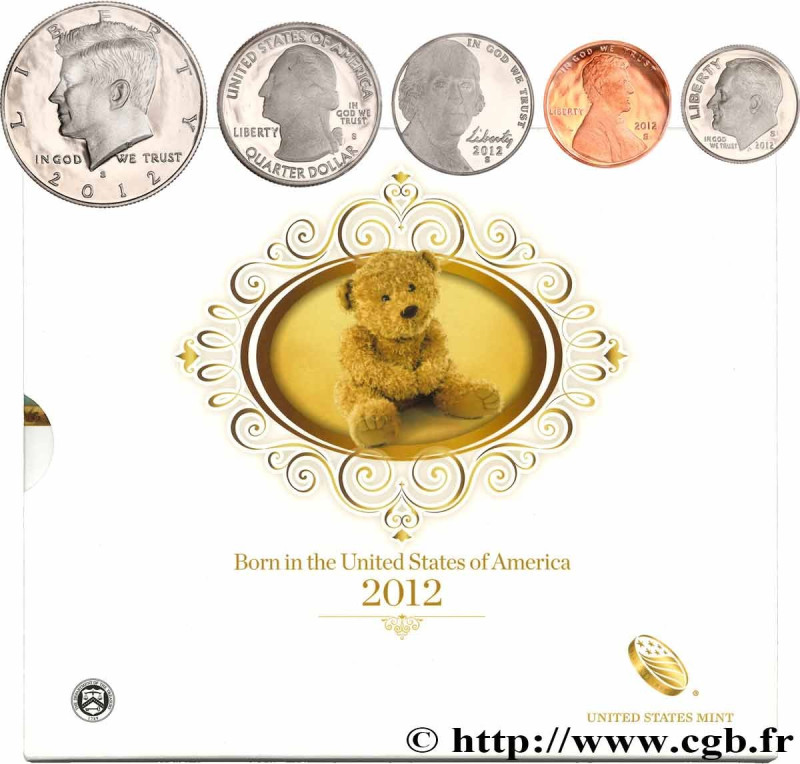 UNITED STATES OF AMERICA
Type : BORN IN THE USA COIN SET - PROOF - 5 monnaies 
D...