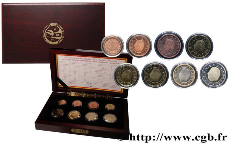 BELGIUM
Type : COFFRET Euro BELLE ÉPREUVE 
Date : 2005 
Mint name / Town : Bruxe...