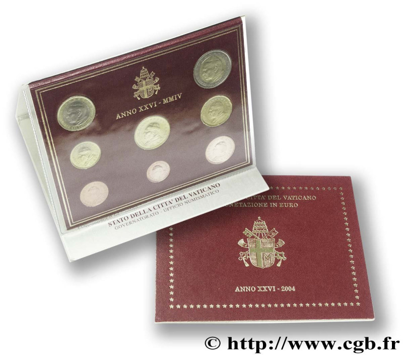 VATICAN
Type : SÉRIE Euro BRILLANT UNIVERSEL  
Date : 2004 
Mint name / Town : R...