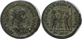 Römische Münzen, MÜNZEN DER RÖMISCHEN KAISERZEIT. Maximianus Herculius, 286-310 n.Chr, Antoninianus. Kopf des Kaisers / Kaiser und Jupiter. D in cente...