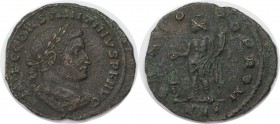 Römische Münzen, MÜNZEN DER RÖMISCHEN KAISERZEIT. Constantinus I. (306-337 n. Chr). Follis (Lugdunum) 307-308 n. Chr, Vs: IMP CONSTANTINVS PF AVG Rs: ...