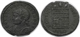 Römische Münzen, MÜNZEN DER RÖMISCHEN KAISERZEIT. Constantinus Junior als Caesar 317-337 n. Chr. Follis (Treveris) 324-330 n. Chr., Vs: CONSTANTINVS I...