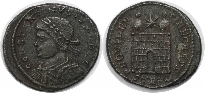 Römische Münzen, MÜNZEN DER RÖMISCHEN KAISERZEIT. Constantinus Junior als Caesar...