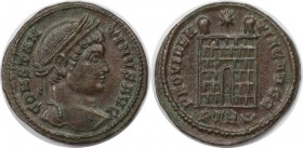 Römische Münzen, MÜNZEN DER RÖMISCHEN KAISERZEIT. Constantinus I. (306-337 n. Chr.). Follis (Treveris) 326 n. Chr, Vs: CONSTAN TINVS AVG Rs: Torsebänd...