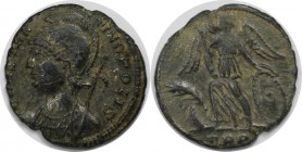 Römische Münzen, MÜNZEN DER RÖMISCHEN KAISERZEIT. Constantinopolis. Follis (Treveris) 330-335 n. Chr., Rs: TRP. LRBC 86. Schön