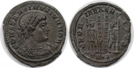 Römische Münzen, MÜNZEN DER RÖMISCHEN KAISERZEIT. Constantinus (II.) als Caesar 317-337 n. Chr. Follis (Trier) 330-335 n. Chr, 2. Offizin. Vs: CONSTAN...