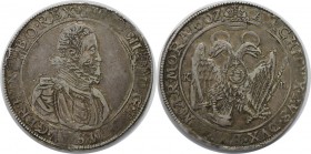 RDR – Habsburg – Österreich, RÖMISCH-DEUTSCHES REICH. Rudolf II. (1576-1612). Taler 1602 KB, Kremnitz, Silber. 28.22 g. Schön-sehr schön