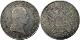 RDR – Habsburg – Österreich, KAISERREICH ÖSTERREICH. Franz II (I). (1792-1835). Taler 1823 C, Silber. KM 2162. Vorzüglich+. Feine Patina