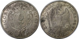 Altdeutsche Münzen und Medaillen, AUGSBURG, STADT. 1 Taler 1626, Pyr in Barockkartusche, unten Mmz. Hufeisen / Gekrönter Reichsadler, Titel Ferdinand ...