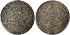 Altdeutsche Münzen und Medaillen, BAYERN. Maximilian II. Emanuel (1679-1726). 1 Taler 1694, Munzstätte München. Vs: Brustbild n.r. / Rs: Madonna auf W...