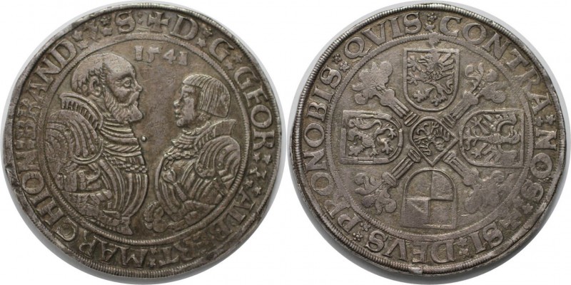 Altdeutsche Münzen und Medaillen, BRANDENBURG IN FRANKEN. Georg und Albrecht, 15...