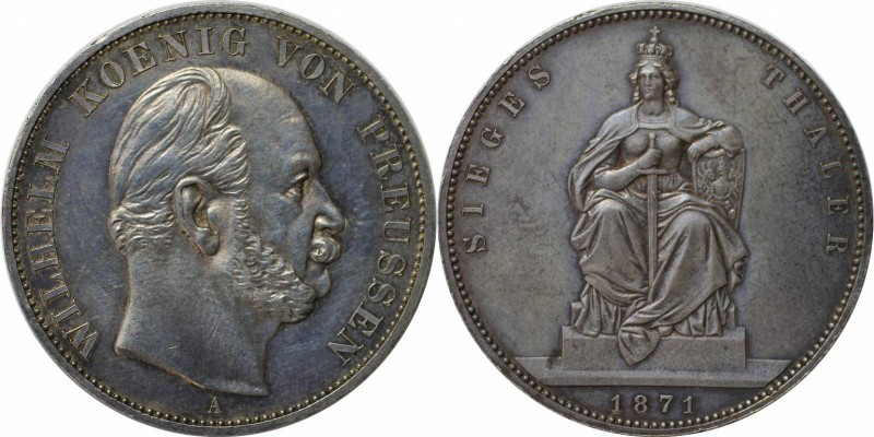Altdeutsche Münzen und Medaillen, BRANDENBURG IN PREUSSEN. Wilhelm I. (1861-1888...