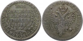 Altdeutsche Münzen und Medaillen, JEVER, Grafschaft. Friederike Auguste Sophie von Anhalt-Zerbst (1793-1807). Silberhütte (Anhalt). 1/2 Reichstaler 17...
