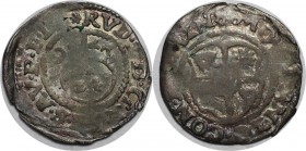 Altdeutsche Münzen und Medaillen, Minden-Bistum. Anton von Schauenburg (1587-1599). 1/24 Taler (Groschen) 1595. Selten. Schön
