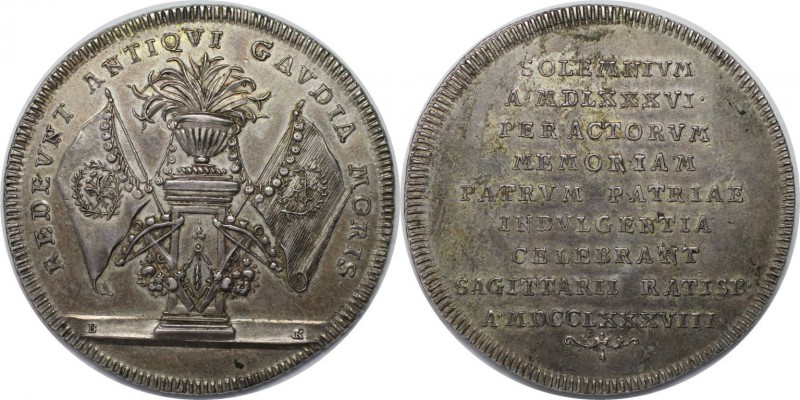 Altdeutsche Münzen und Medaillen, REGENSBURG, Stadt. Taler 1788. von G.C. Busch ...