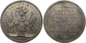 Altdeutsche Münzen und Medaillen, REGENSBURG, Stadt. Taler 1788. von G.C. Busch auf das 200-jährige Bestehen der Stahlschützengesellschaft. Blumenkübe...