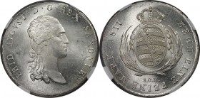 Altdeutsche Münzen und Medaillen, SACHSEN. Friedrich August I. Mining Taler 1811 SGH, Silber. KM 1071. NGC MS-62