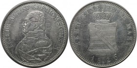 Altdeutsche Münzen und Medaillen, SACHSEN. August III./I. (1763-1827). Taler 1826 S, Silber. KM #1096. AKS 30. Sehr schön-vorzüglich, Kl.Kratzer