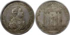 Altdeutsche Münzen und Medaillen, SACHSEN - ALBERTINE. Friedrich August III. (I.), (1763-1827). Medaille 1769, Silber. 33 mm. Mers-1931. PCGS SP-63