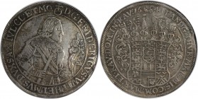 Altdeutsche Münzen und Medaillen, SACHSEN - ALTENBURG. Friedrich Wilhelm II. (1639-69). Taler 1641 EFS, Coburg. Silber. Dav. - (zu 7390, dort als 3fac...