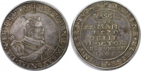 Altdeutsche Münzen und Medaillen, Sachsen-Mittel-Weimar. Johann (1603-1605). Taler 1605, Saalfeld, auf seinen Tod. Silber. Schnee 339, Koppe 188, Dav....