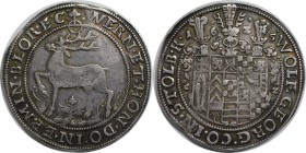 Altdeutsche Münzen und Medaillen, STOLBERG, STOLBERG, GRAFSCHAFT (VOR DER TEILUNG VON 1645). 1 Taler 1625. Dav. 7778. Sehr schön-vorzüglich