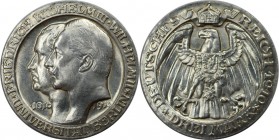 Deutsche Münzen und Medaillen ab 1871. REICHSSILBERMÜNZEN. Preußen. Wilhelm II (1888-1918). Universität Berlin Jahrhundertfeier. 3 Mark 1910 A, Silber...
