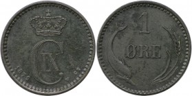 Europäische Münzen und Medaillen, Dänemark / Denmark. DÄNEMARK KÖNIGREICH. Christian IX (1863-1906). 1 Öre 1879, Kopenhagen. Münzmeister Vilhelm Burch...