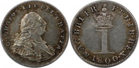 Europäische Münzen und Medaillen, Großbritannien / Vereinigtes Königreich / UK / United Kingdom. George III. (1760-1820). Penny 1800, Silber. KM 614. ...